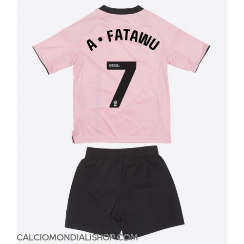 Maglie da calcio Leicester City Issahaku Fatawu #7 Terza Maglia Bambino 2025-26 Manica Corta (+ Pantaloni corti)